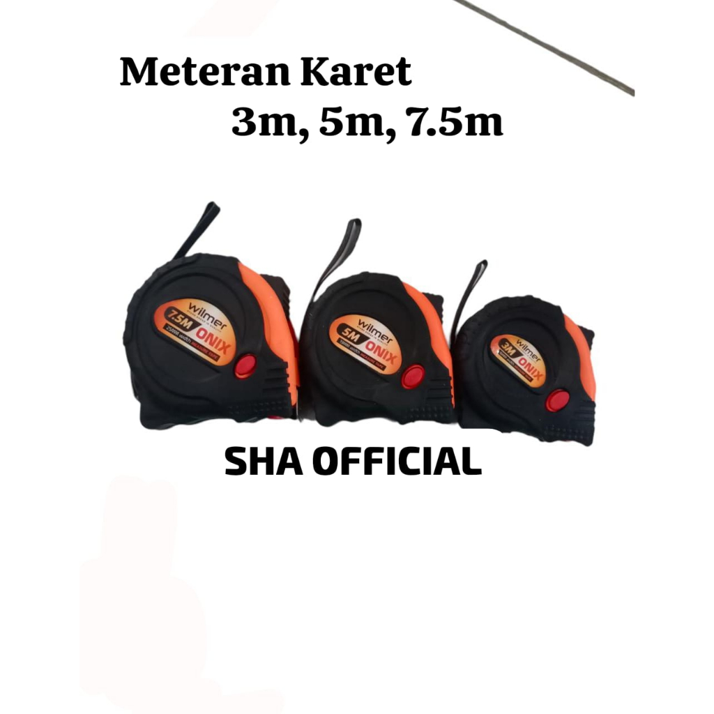 Jual Meteran Roll 3M 5M 7.5M / Meteran Karet Murah / Meteran Tukang ...