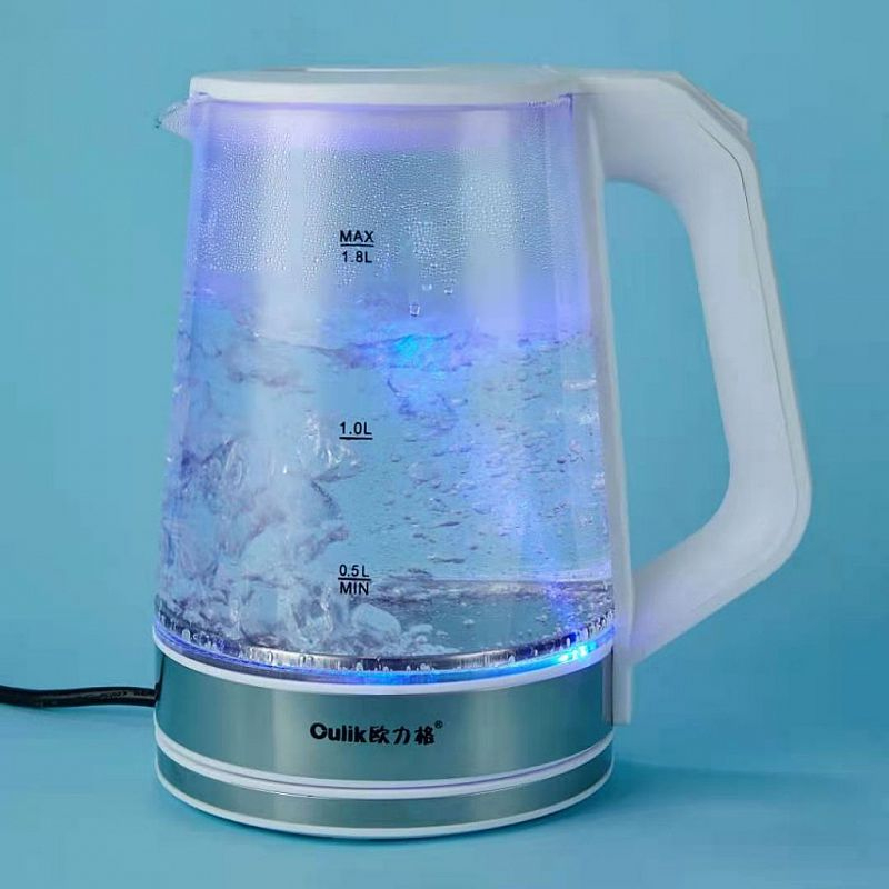 Jual IDEALIFE Electric Glass Kettle/ Teko Listrik Kaca (1.8Litre) (IL
