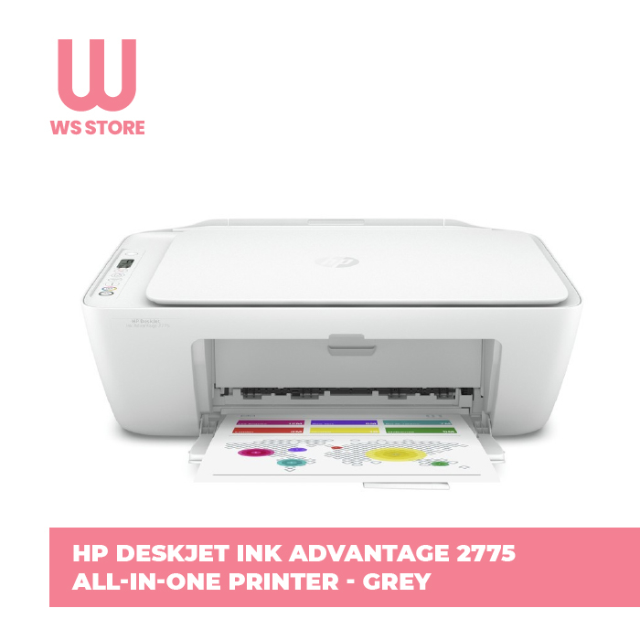 Jual HP DeskJet Ink Advantage 2775 AllinOne Printer Grey Shopee Indonesia