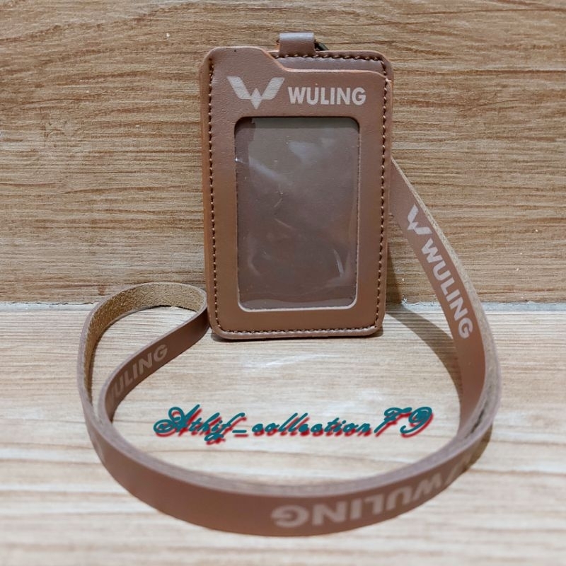 Jual Tempat Id Card Kulit Wuling Holder Id Card Wuling | Shopee Indonesia