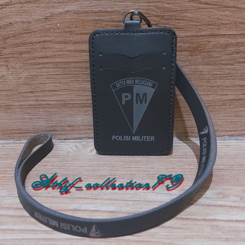 Jual Tempat Id Card Kulit PM Holder Id Card PM | Shopee Indonesia