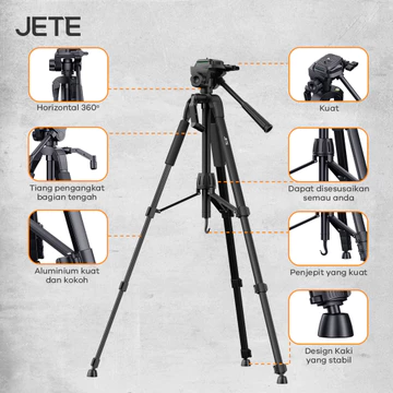 Tripod JETE H11 For HP Kamera DSLR Mirrorless