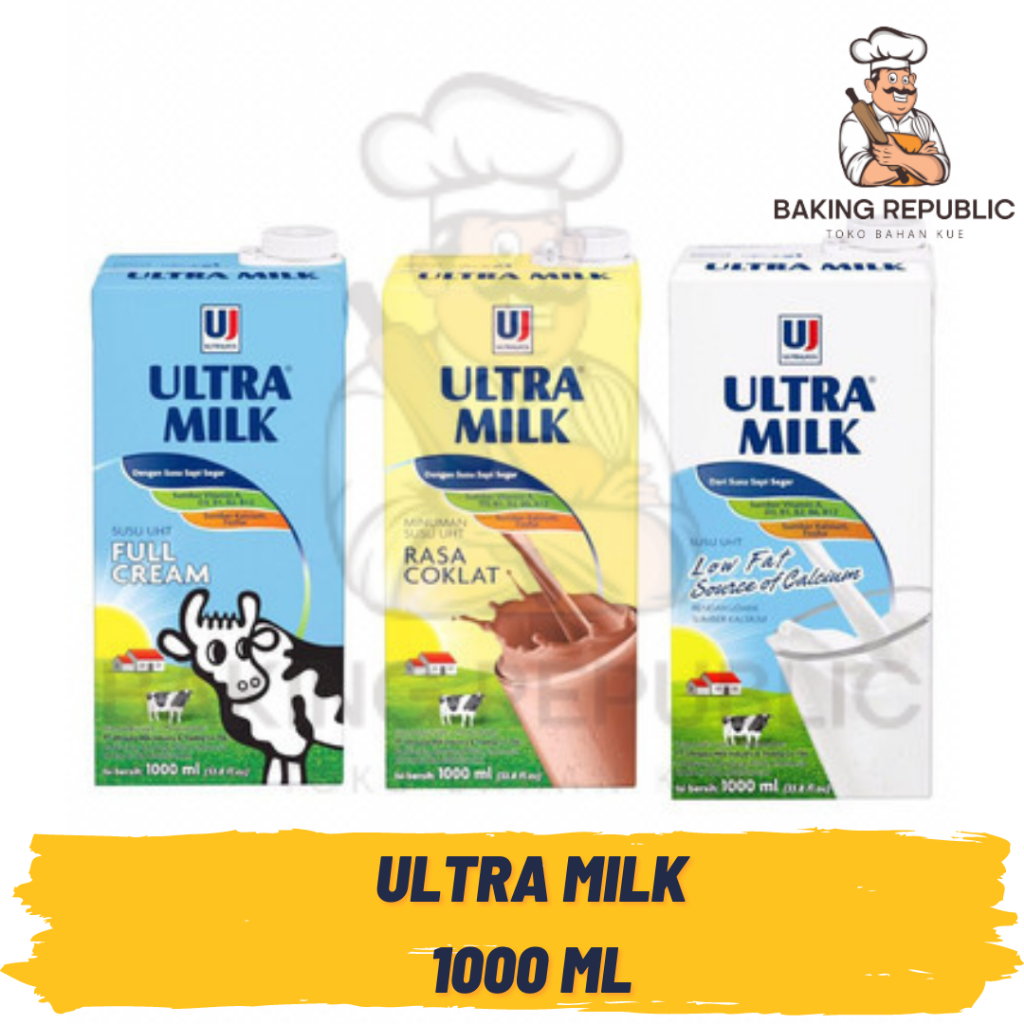 Jual ULTRA MILK SUSU UHT | 1000 ML | 1 LITER | SUSU UHT | ALL VARIAN