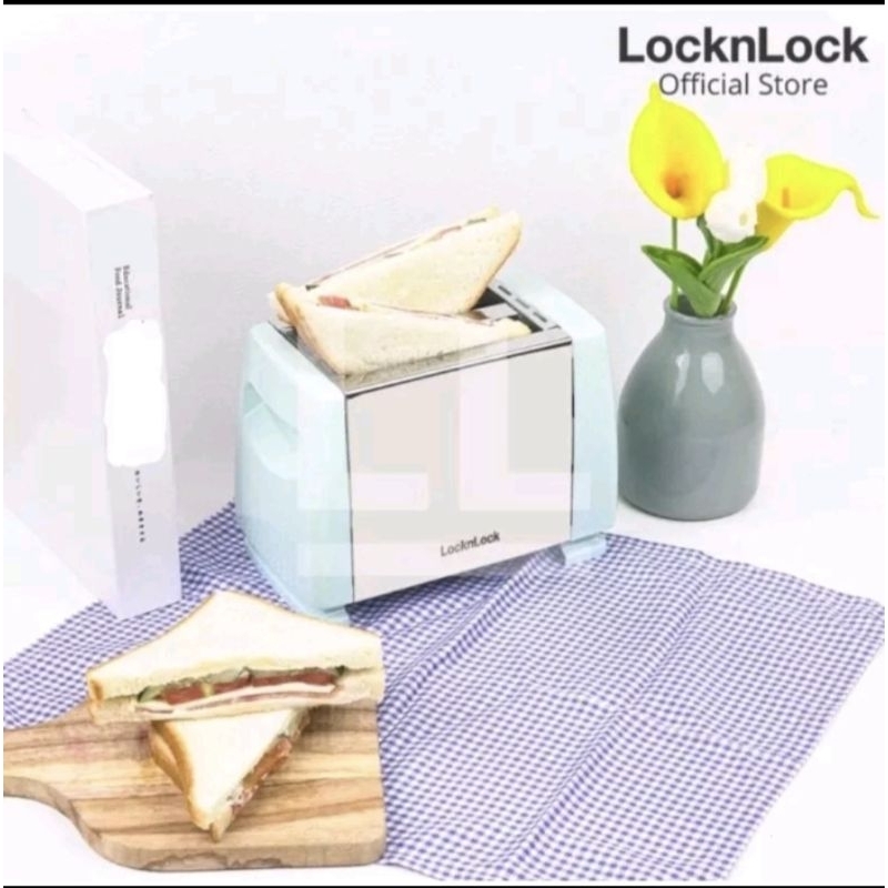 Jual LocknLock - Lock n Lock Electric Toaster - Light Blue - EJB116LBLU ...
