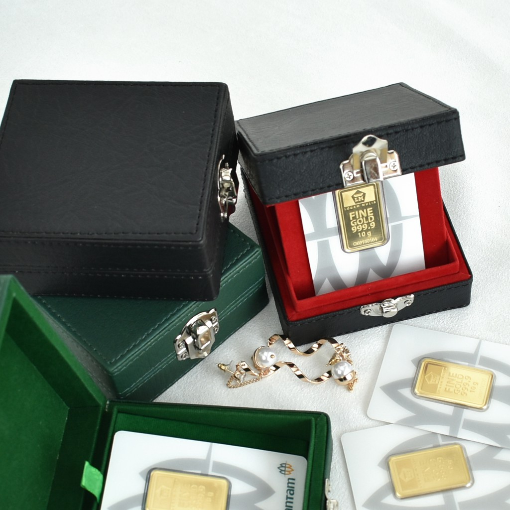 Jual SGS Premium Box Logam Mulia Antam Berjahit / Kotak Tempat Emas ...