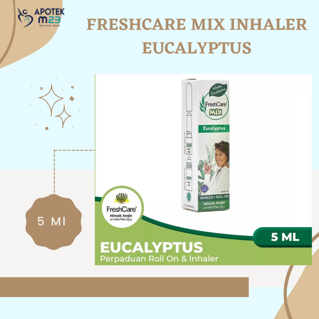 Jual FRESHCARE MIX INHALER EUCALYPTUS 5ML | Shopee Indonesia