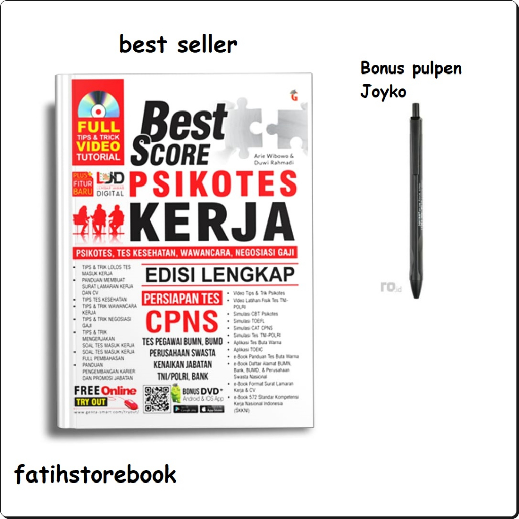 Jual Buku Psikotes Buku Psikotes Kerja Buku Tpa Psikotes Best Score