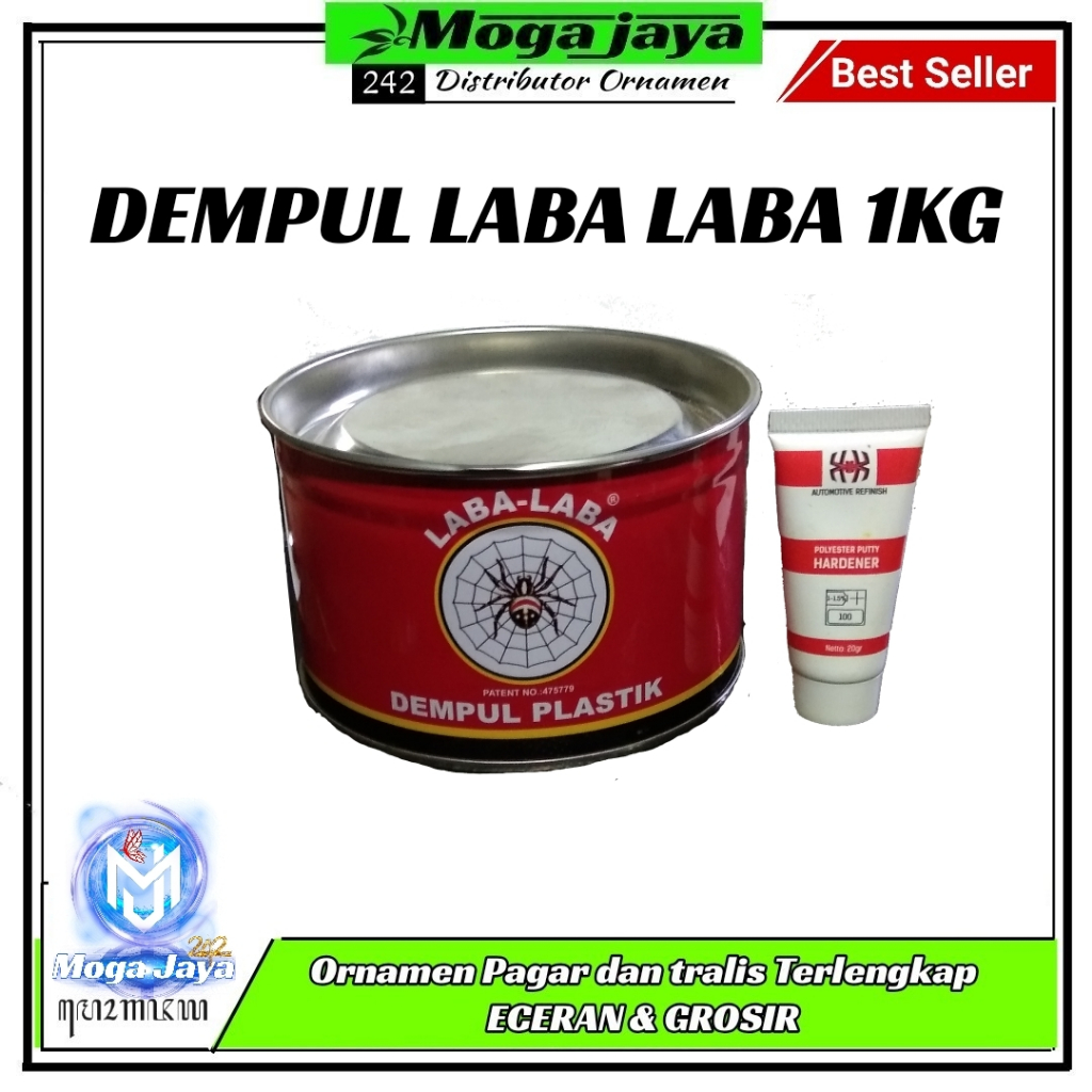 Jual dempul halus hijau dempul besi kayu plastik 1kg | Shopee Indonesia