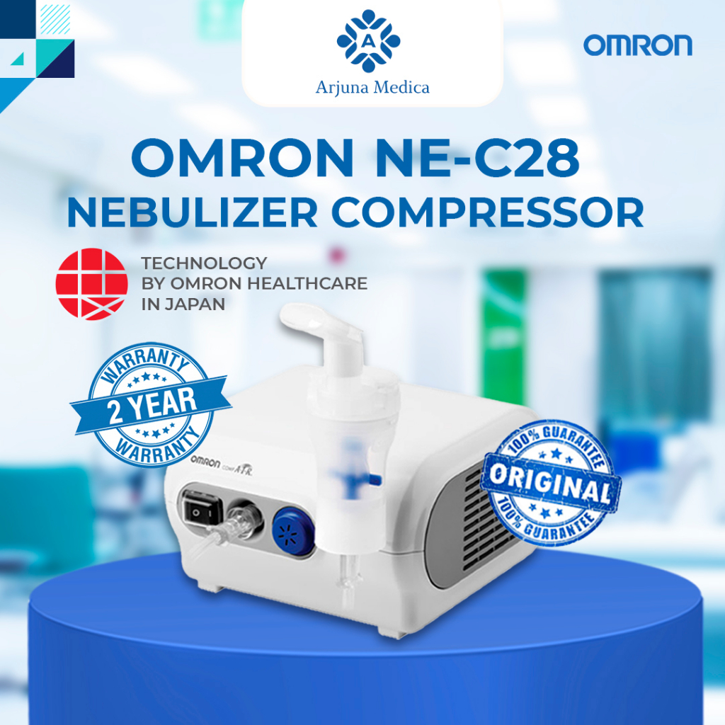 Jual Omron Nebulizer Compressor NEC28 Nebu Alat Uap Nebulizer
