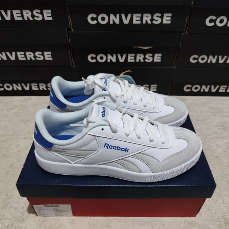 Jual Reebok Smash Edge S Men's - White/Royal Blue | Shopee Indonesia