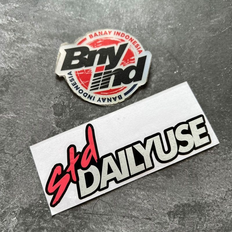 Jual Stiker Sticker STD DAILYUSE cutting | Shopee Indonesia