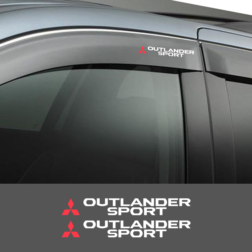 Jual Stiker Talang Air Mobil Mitsubishi Outlander Car Visor Decal