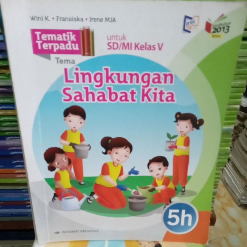 Jual tematik terpadu 5h kelas 5 sd erlangga | Shopee Indonesia