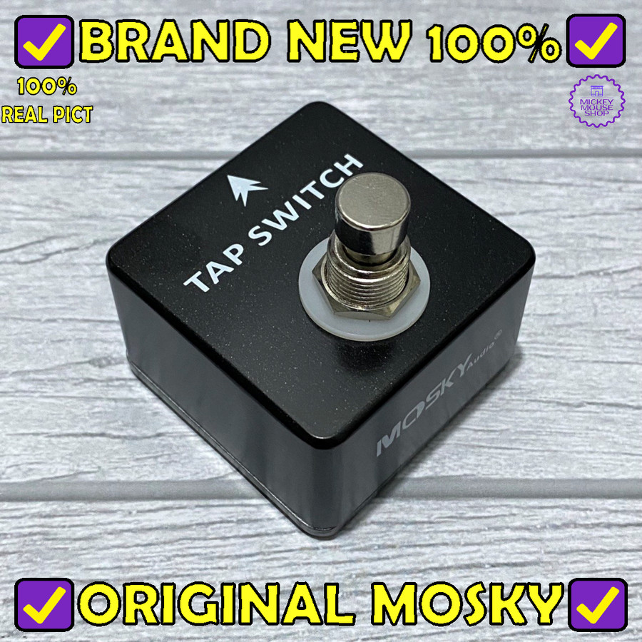 Jual Mosky TAP SWITCH Tap Tempo Switch Delay Pedal Efek Gitar Bass ...