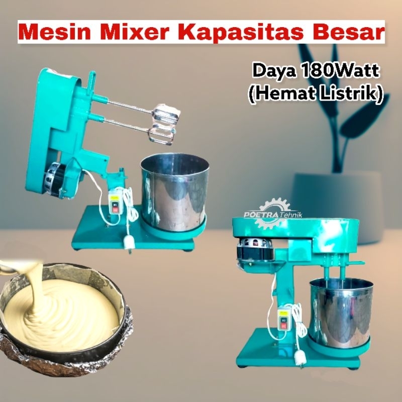 Jual Mesin Mixer Adonan Kue Pengaduk Adonan Roti Bolu Brownis Stand Mixer Kap Kg Shopee