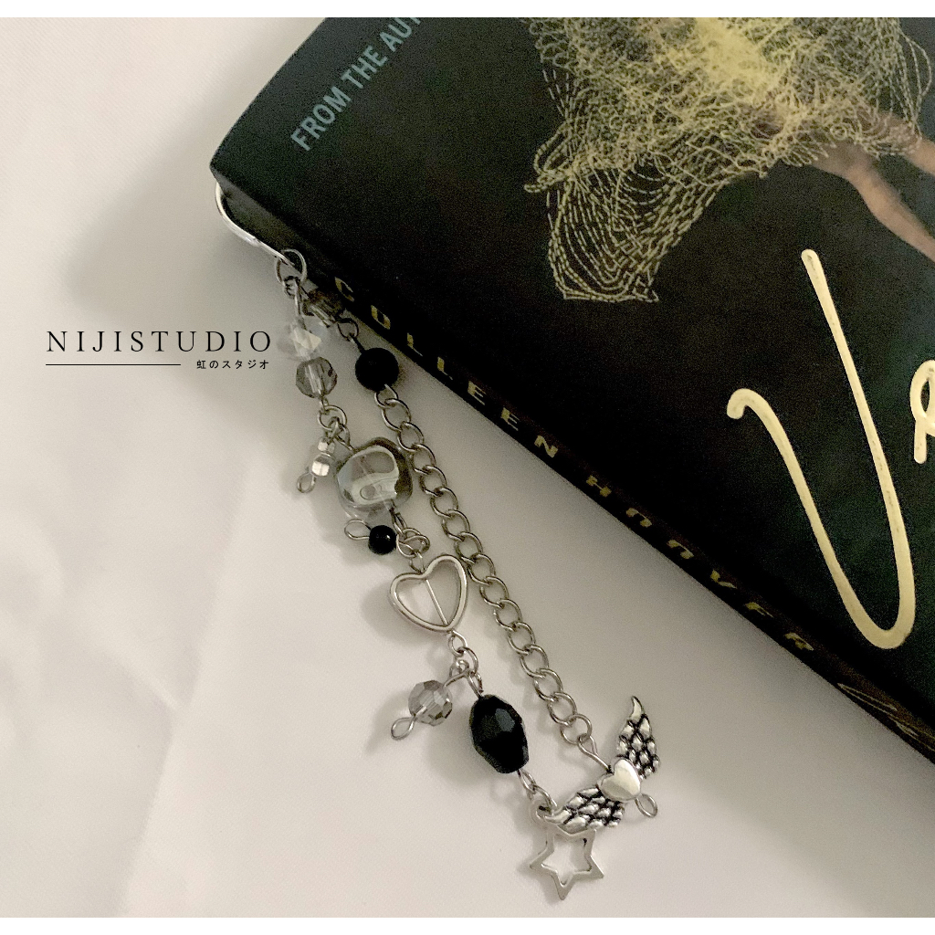 Jual lana del rey themed coquette beads bookmark ‎♡₊˚ ・₊✧, penanda buku