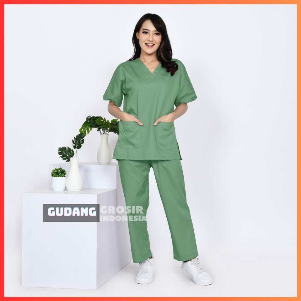 Jual [LENGAN PENDEK] Baju OK Ukuran Jumbo | Baju Kamar Bedah Dokter dan ...