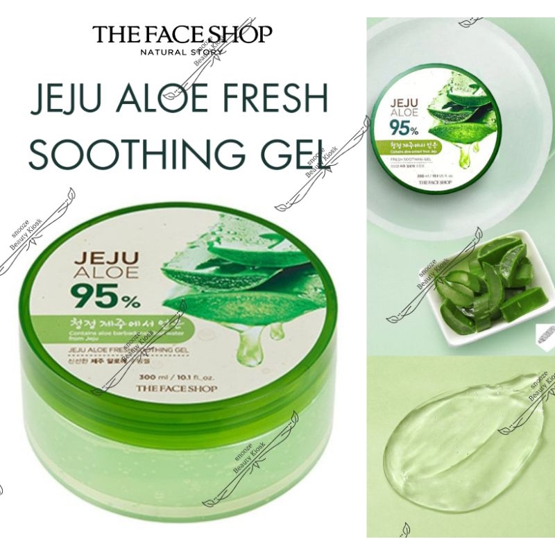Jual The Face Shop Jeju Aloe Vera Fresh Soothing Gel Shopee Indonesia