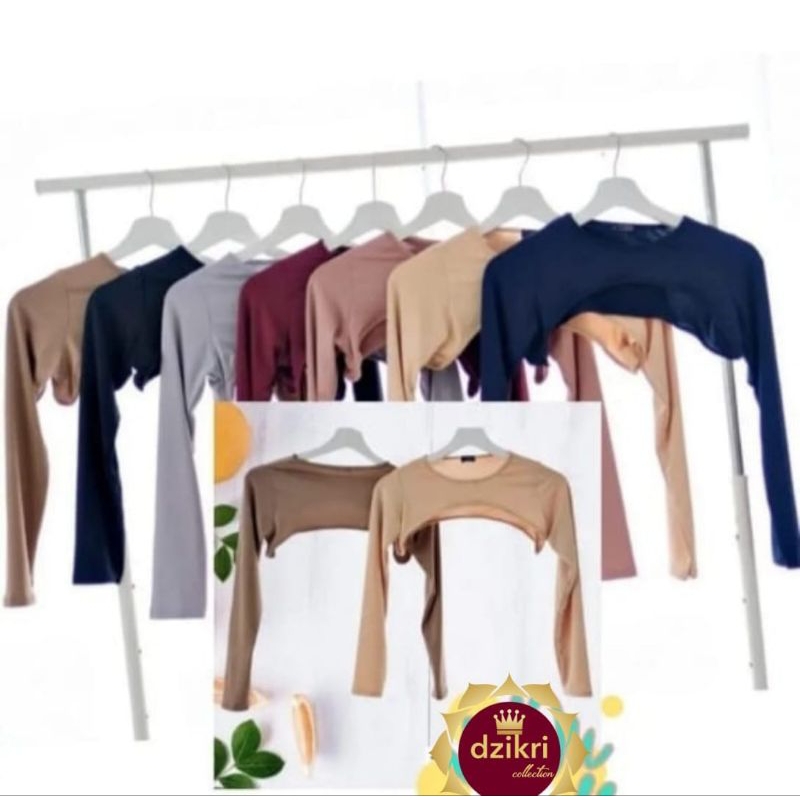 Jual Manset Kimberly Manset Long Bolero Manset Lengan Croptop Spandek Premium Shopee Indonesia