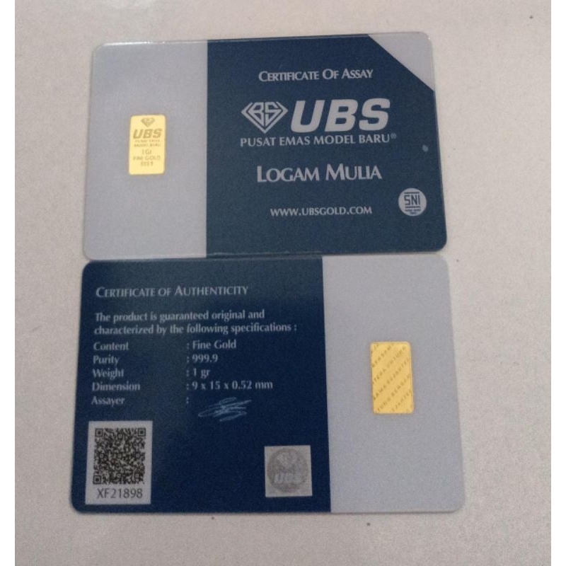 Jual UBS 1 GRam QR Code | Shopee Indonesia
