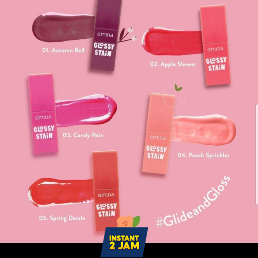 Jual EMINA GLOSSY STAIN ORIGINAL / EMINA LIP TINT GLOSSY FINISH