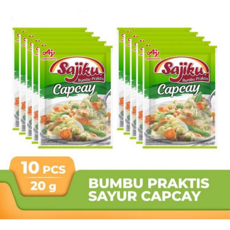 Jual Sajiku Bumbu Sayur Sop & Capcay (1 Renceng) | Shopee Indonesia