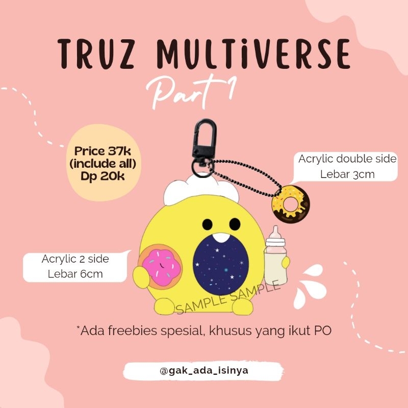 Jual Ganci Keychain TRUZ Fanmade Ready Stock | Shopee Indonesia