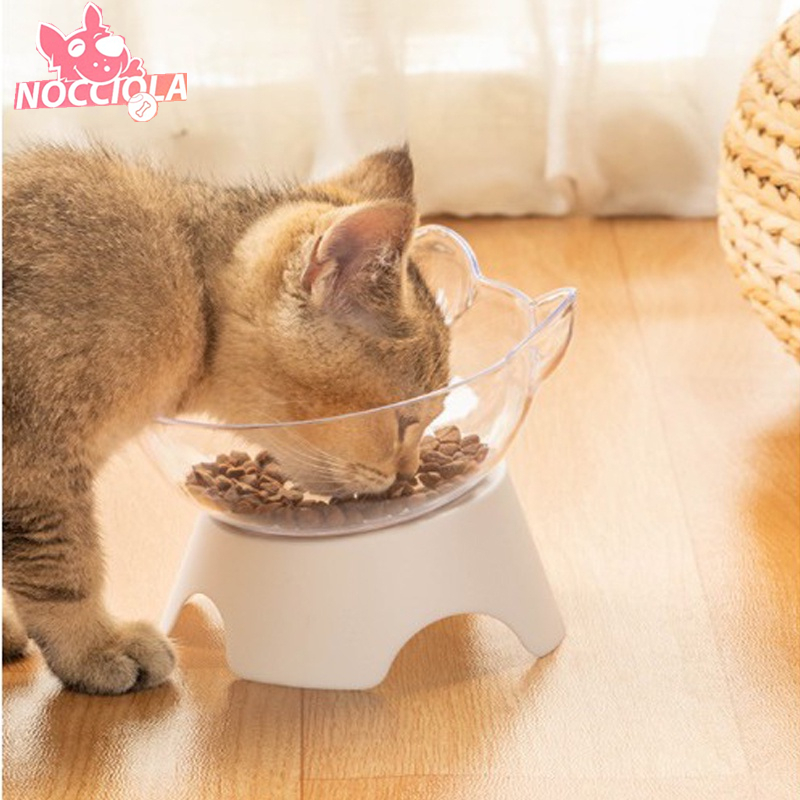 Jual mangkuk kucing Mangkok Makan Plastik Double Lindung Leher Untuk