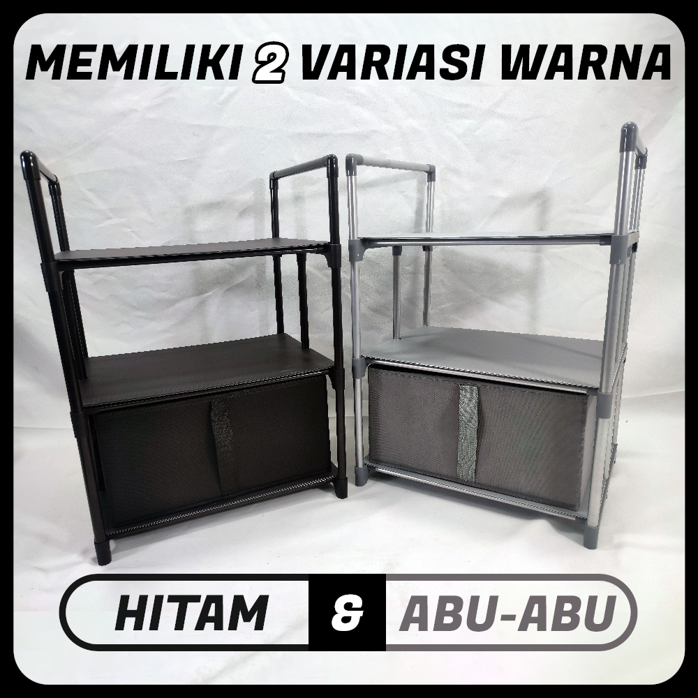 Jual Rak Laci Portable Tempat Penyimpanan Aksesoris Dokumen Kertas Rak ...