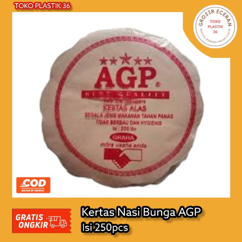 Jual Kertas Nasi Bunga Agp Isi Lembar Tokoplastik Shopee