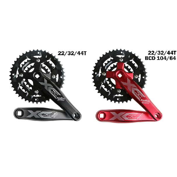 Jeu De Manivelles Race Face Prodigy XC Triple – 175 Mm, 104 BCD – Interface Spline/ISIS – Occasion
