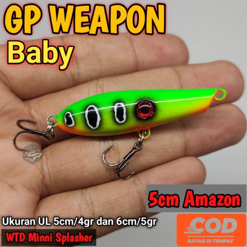 Jual Baby GP Weapon / WTD GP WEAPON 5CM 6CM | Shopee Indonesia