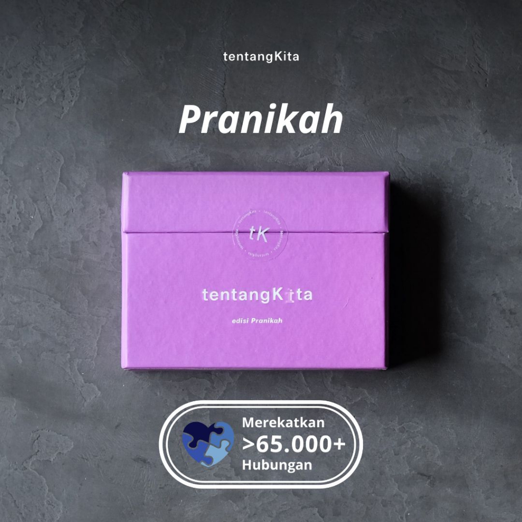 Jual tentangKita edisi Pranikah I Permainan Kartu Pertanyaan Obrolan I Deep Talk Card Game I