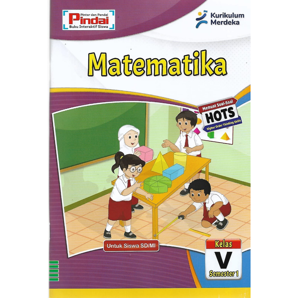 Jual Buku LKS Matematika Kelas 5 SD/MI Kurikulum Merdeka Semester 1 ...