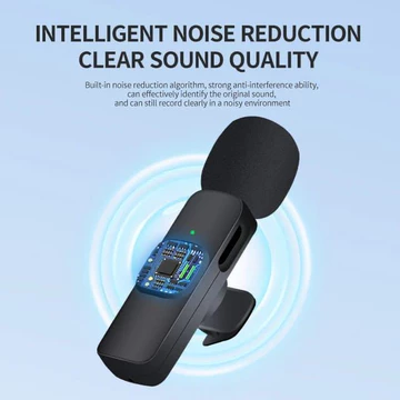 K8 Microphone Mic Clip On Youtuber Wireless Usb Mic Youtuber Bluetooth