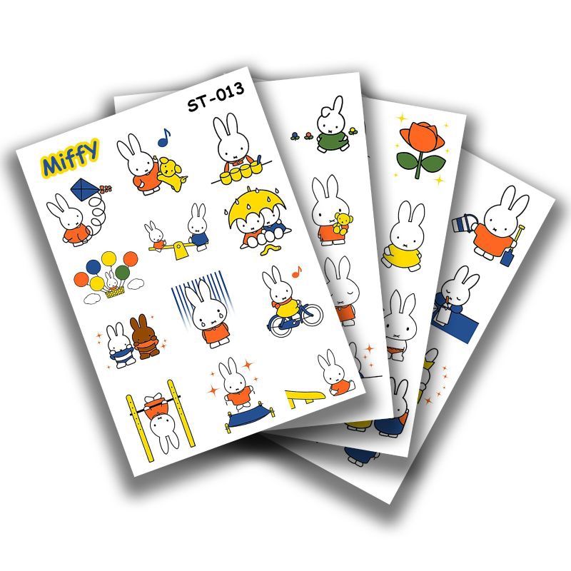 Jual ST-013 Stickers Miffy Rabbit Anti Air | Shopee Indonesia