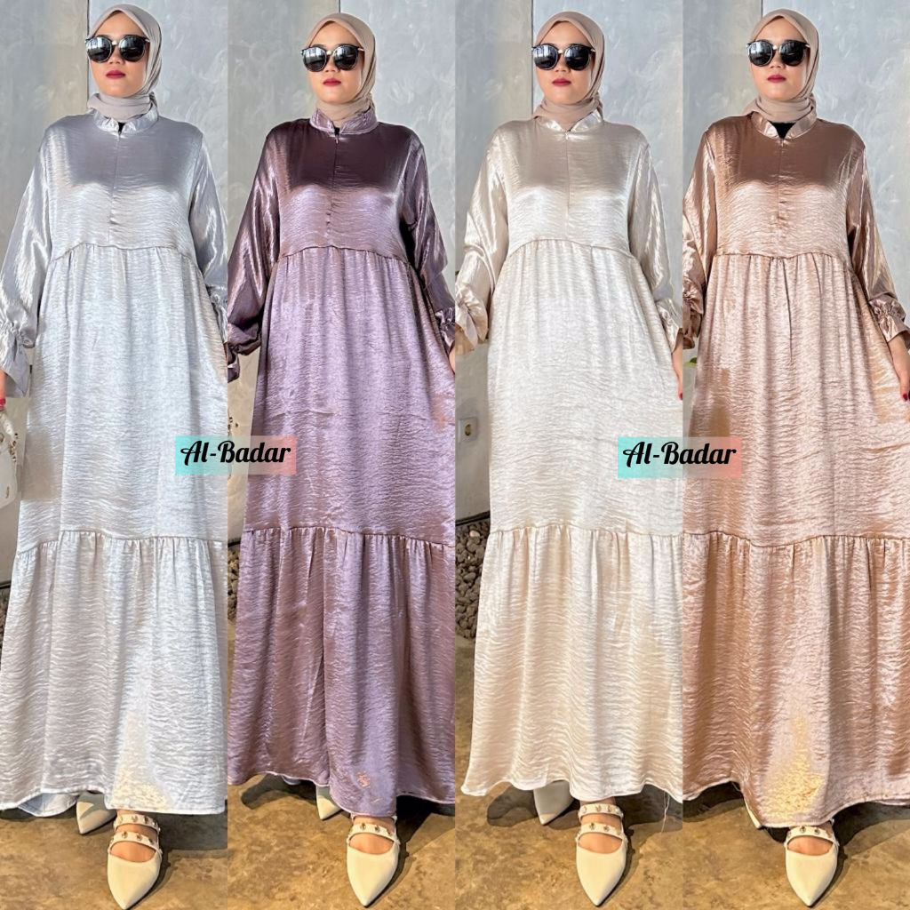 Jual Gamis Shimmer Silk Terbarugamis Shimmer Model Terbaru Mix Variasi