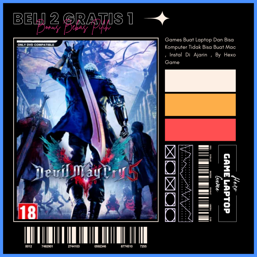 Jual DEVIL MAY CRY 5 - DMC 5 - GAME PC - GAME LAPTOP - LINK DOWNLOAD ...