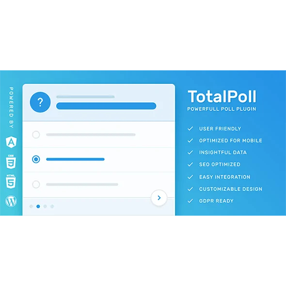 Jual TotalPoll Pro V4.11.0 (+Extensions And Templates) – Responsive ...