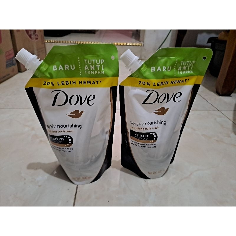 Jual Dove Deeply Nourish Body Wash 400ml X 2 Dove Deeply Nourish