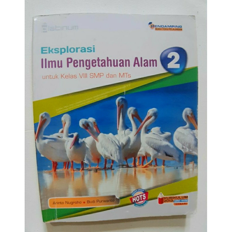 Jual EKSPLORASI ILMU PENGETAHUAN ALAM IPA Untuk Kelas VIII SMP Dan MTs ...