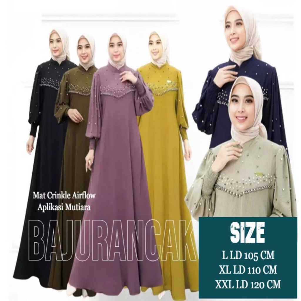 Jual Baju Gamis Lebaran Wanita Kekinian 2024 Gamis Muslim Wanita
