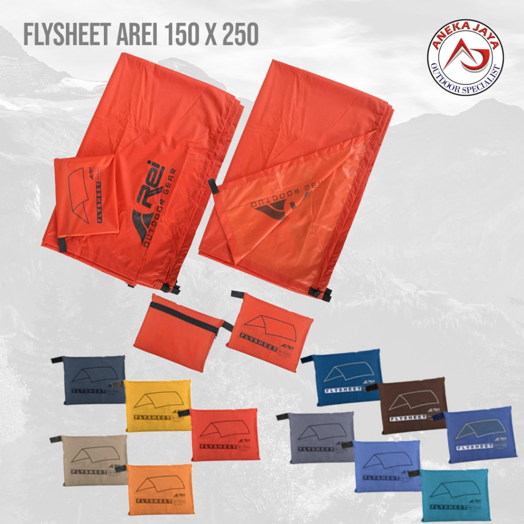Jual FLYSHEET AREI 150 X 250 cm | Shopee Indonesia