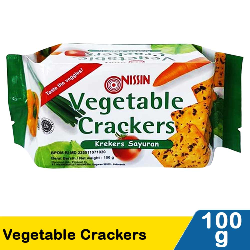 Jual Nissin Vegetable Crackers 150g Shopee Indonesia