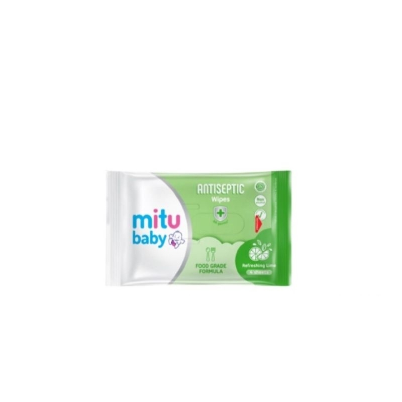 Jual Mitu Baby Antiseptic isi 4 sheets | Shopee Indonesia