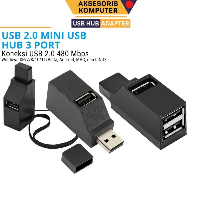 Jual USB 2.0 Hub 3 Port Unitek Mini Super Speed | Shopee Indonesia
