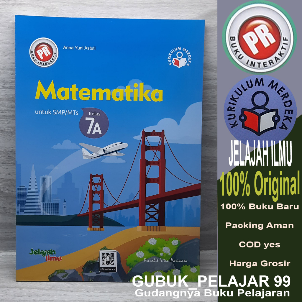 Jual Buku Interaktif PR MATEMATIKA 7A Kelas 7 Semester 1 SMP/MTs ...