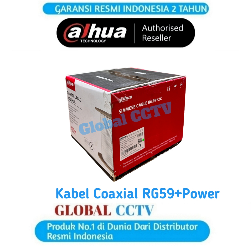 Jual KABEL COAXIAL DAHUA RG59 POWER 305M RG59+POWER | Shopee Indonesia
