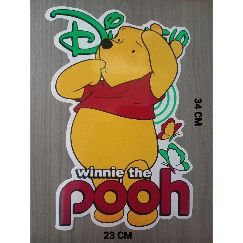 Jual STIKER WINNIE THE POOH VINYL UKURAN BESAR Shopee Indonesia