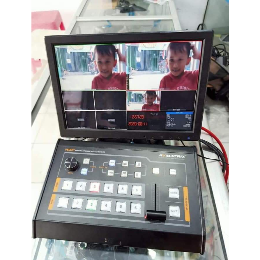 Jual AVMATRIX VS0601 Mini 6CH SDI/HDMI Multi-format Video Switcher ...